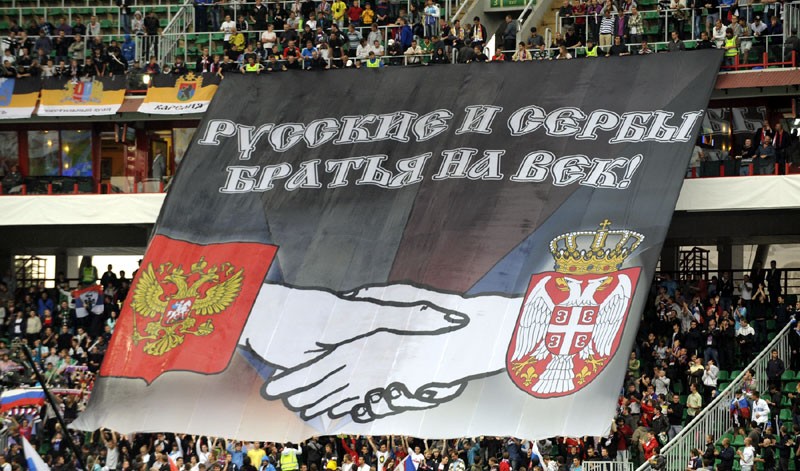 Navijačke strasti pretočene u politički stav: Izlivi ljubavi srpskih navijača prema Rusiji